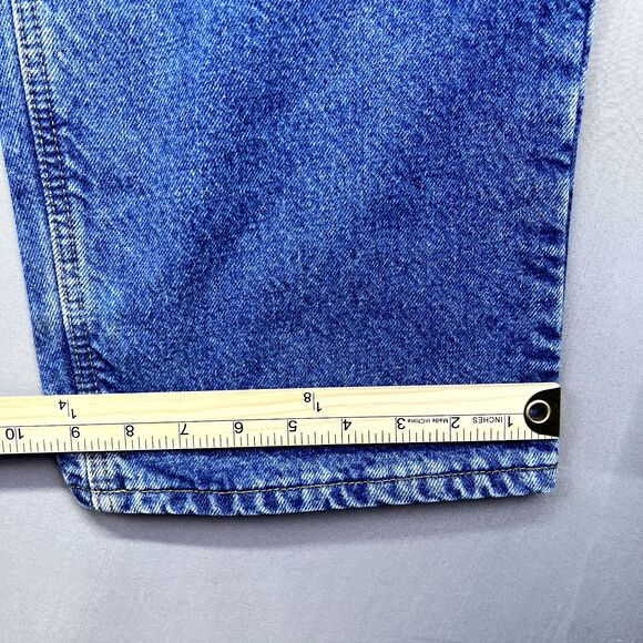 Vintage Carhartt Jeans B17 Relaxed Fit Blue Mens 38 Denim Zip Logo - Picture 9 of 16